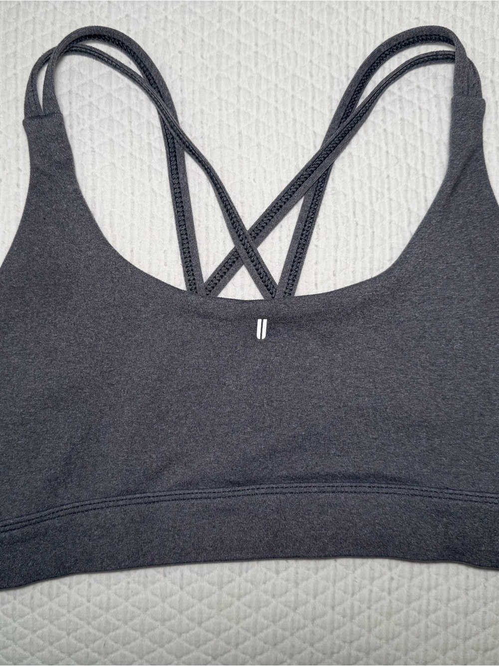 NOBULL Dark Charcoal Strappy Sports Bra